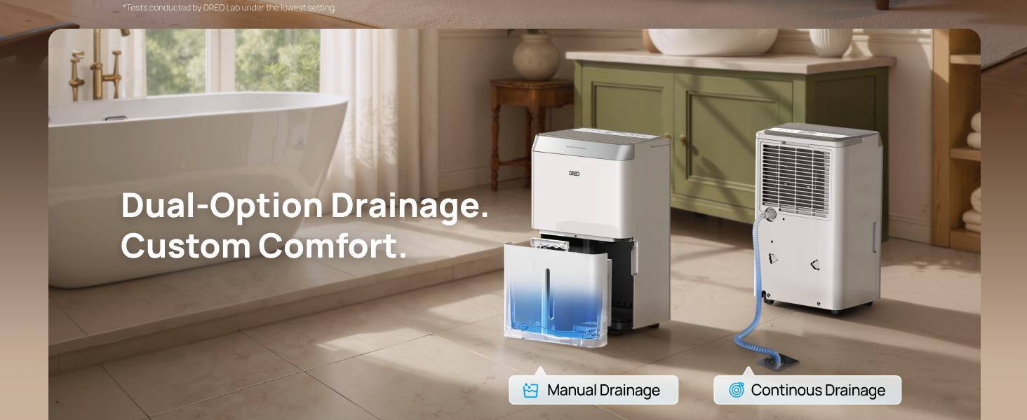 Dual-Option Drainage.