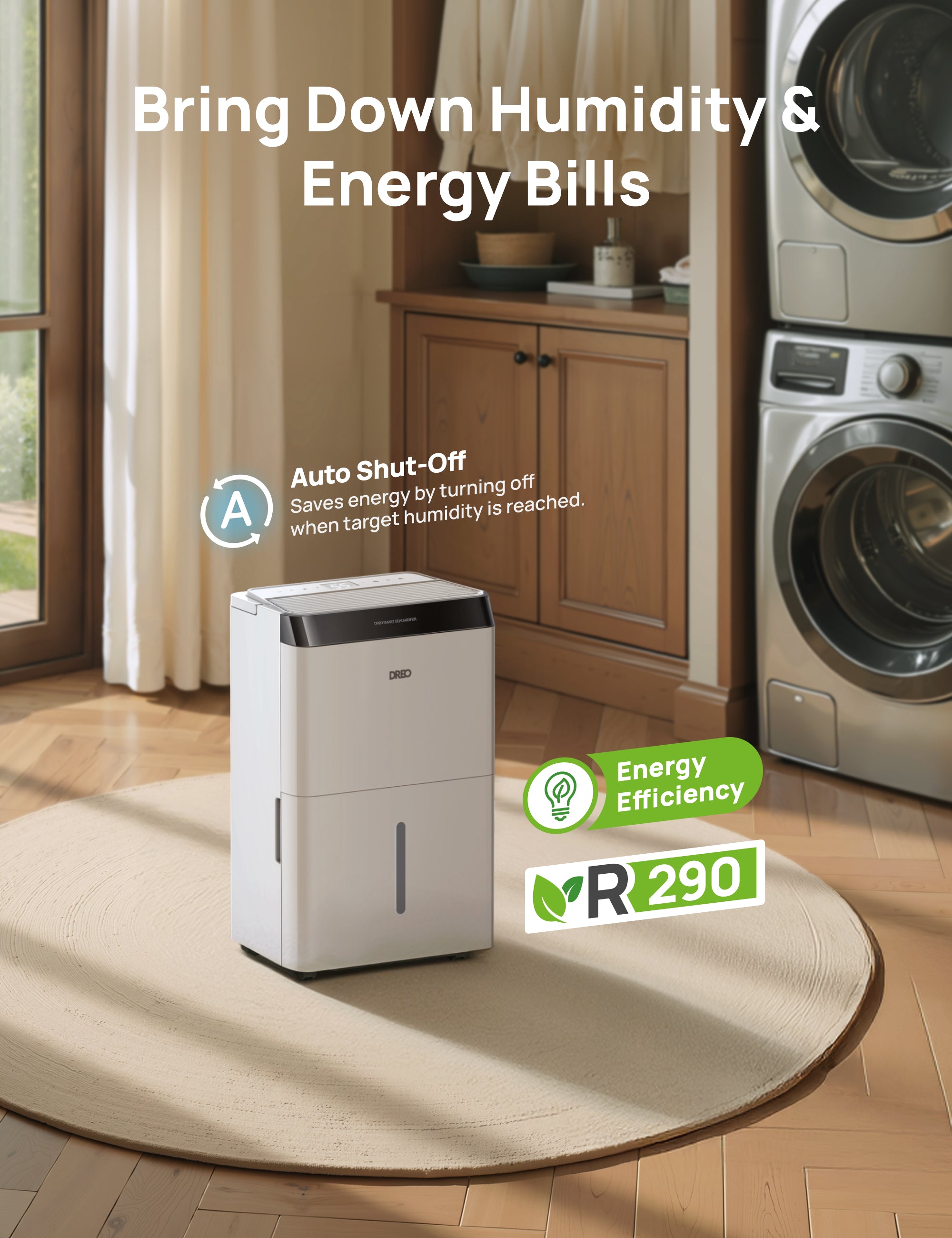 Bring Down Humidity &
Energy Bills