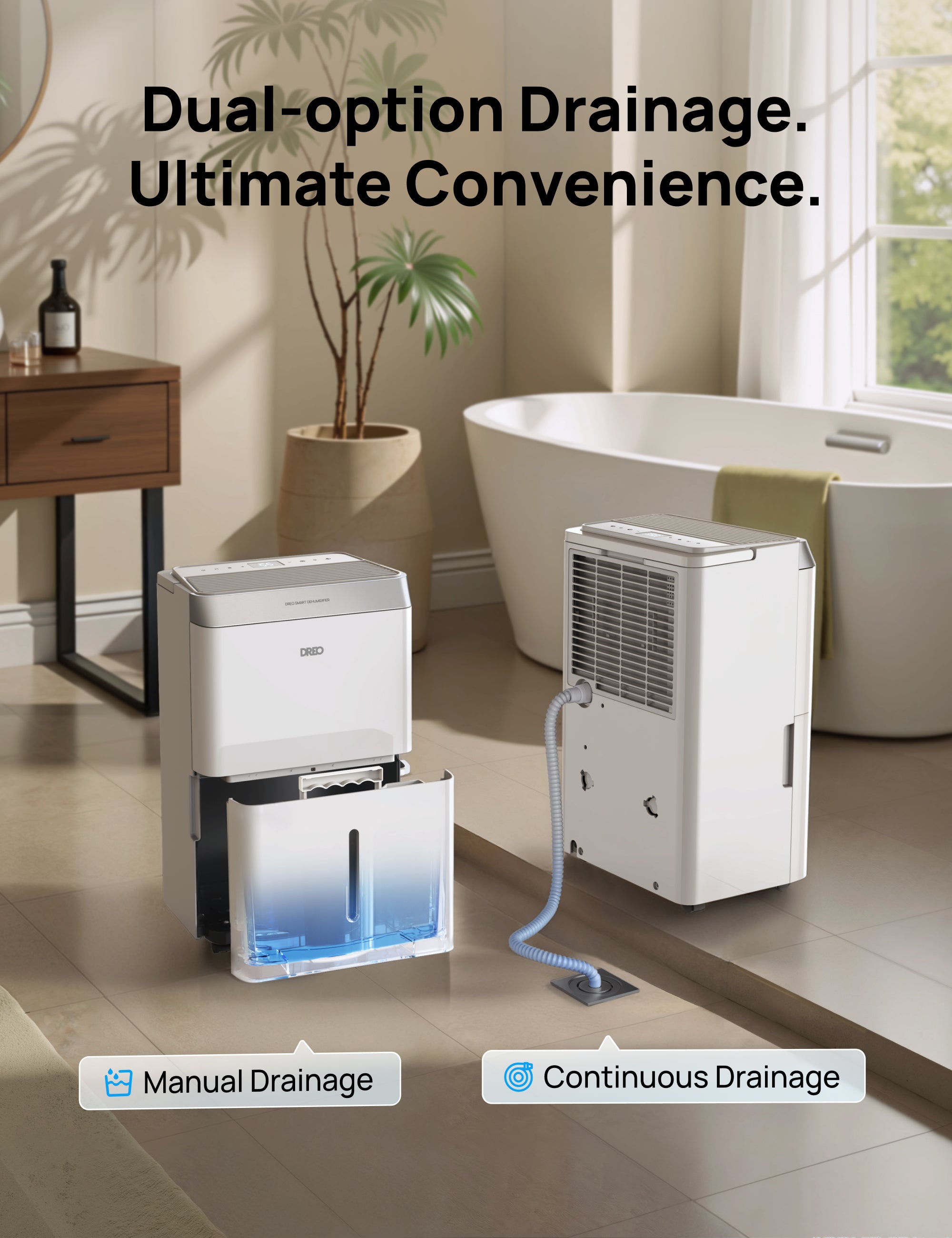 Dual-option Drainage.