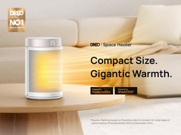 Compact Size.
Gigantic Warmth