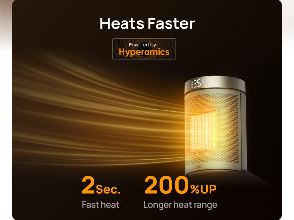 Heats Faster