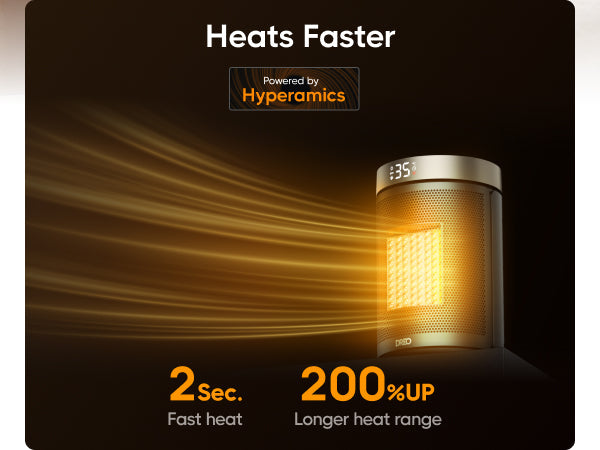 Heats Faster