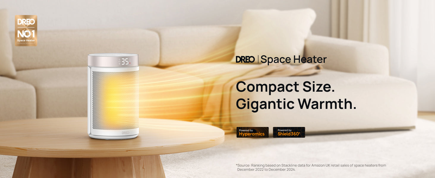 Compact Size.
Gigantic Warmth