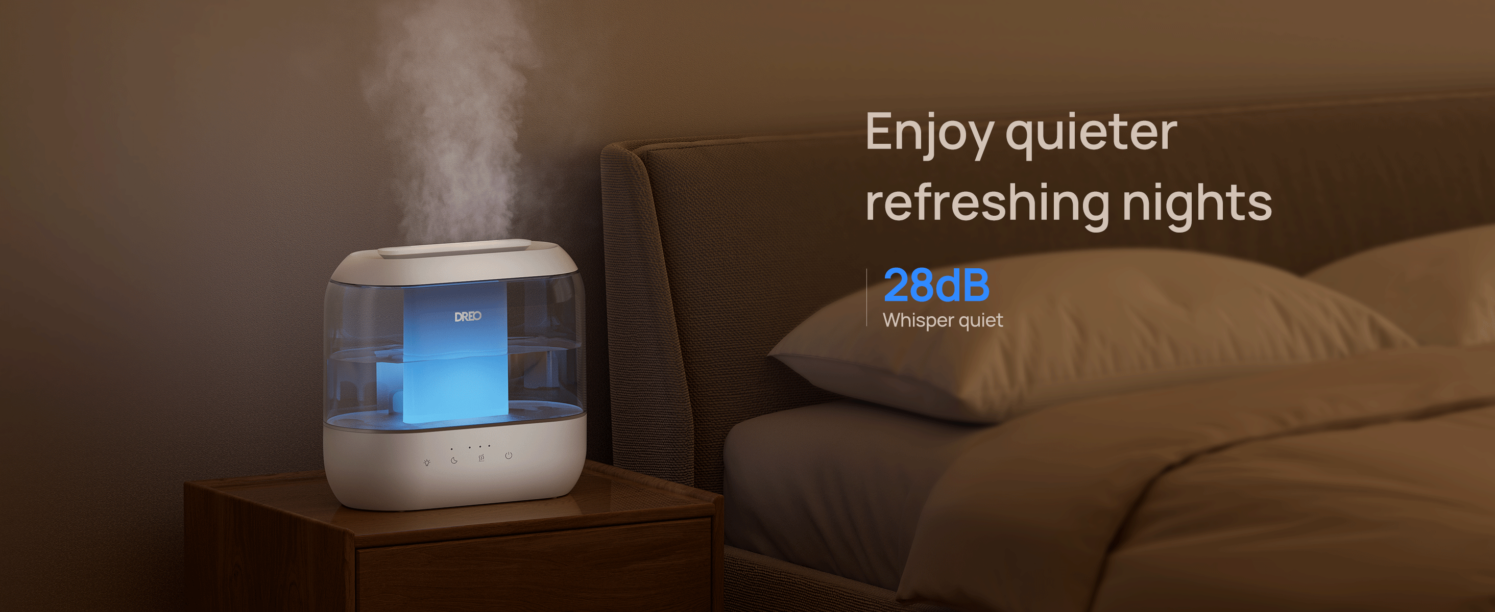 Enjoy quieter
refreshing nights