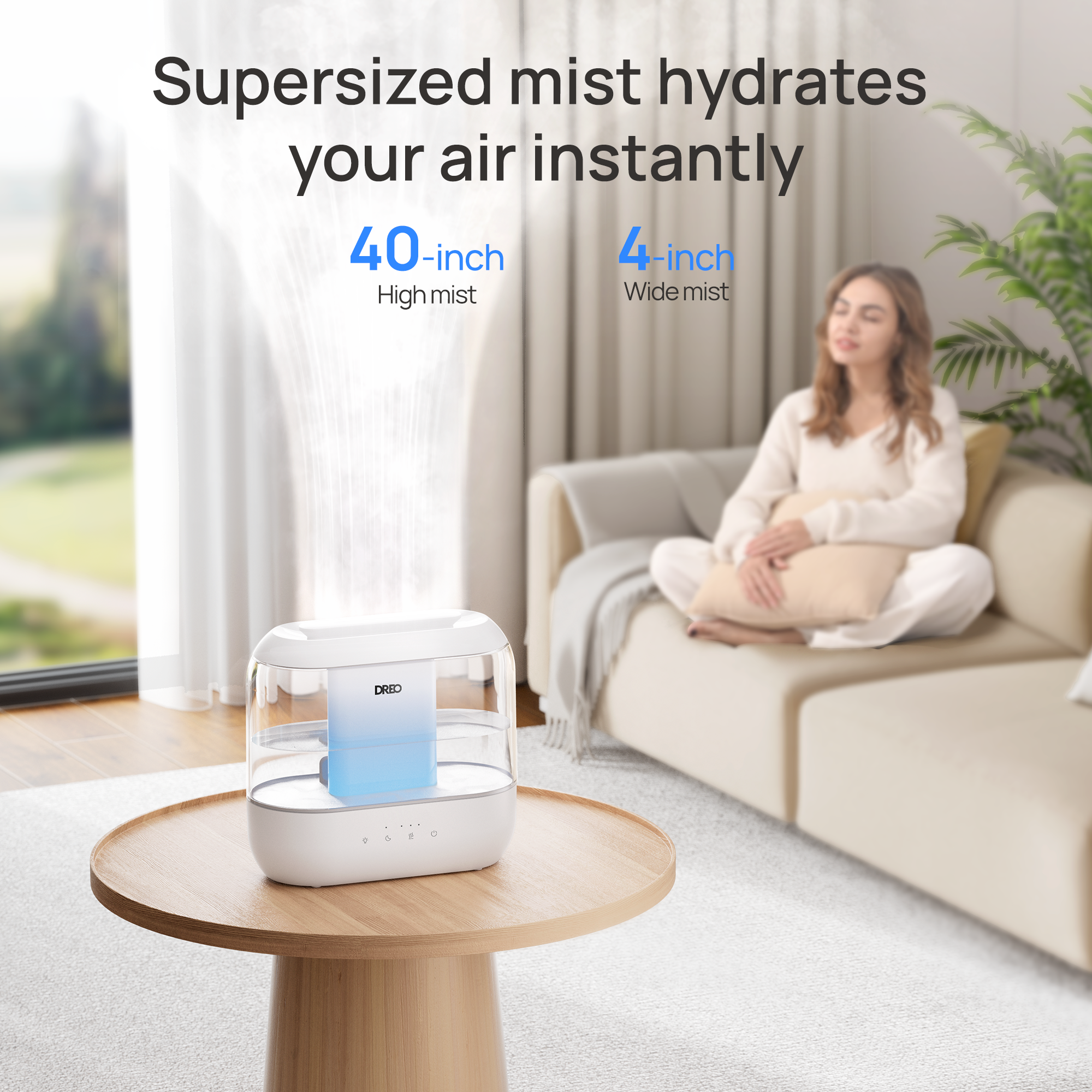 Supersized mist hydrates