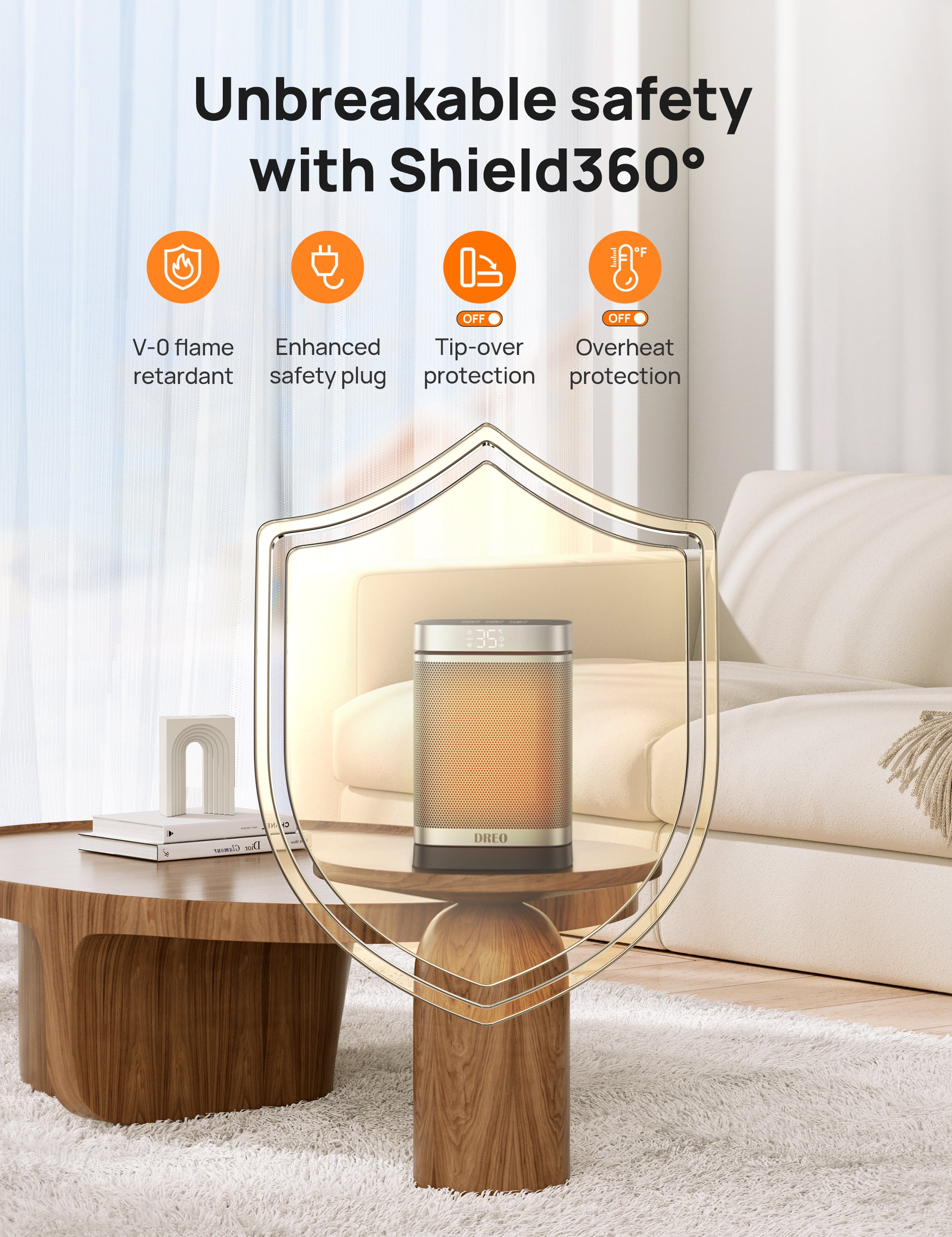 Unbreakable safety
with Shield360°
