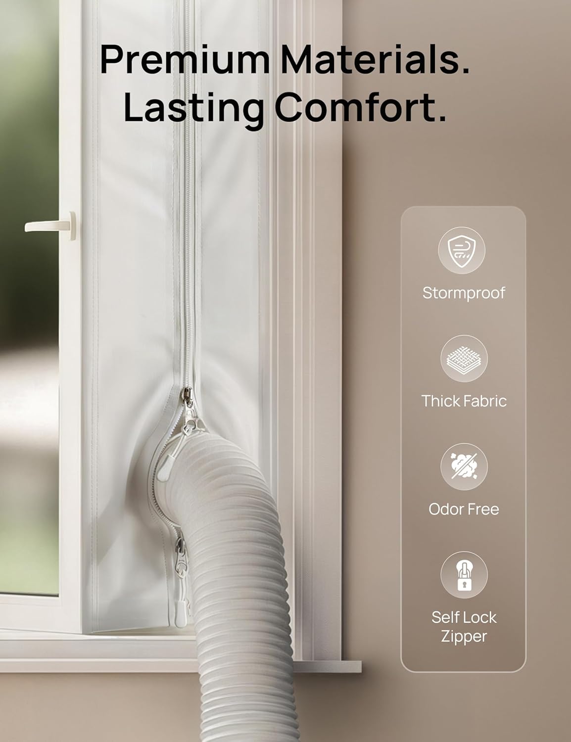Air Conditioner Window Seal Kit for Pivot Window