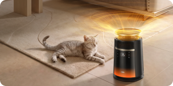 360° Whole-Room & Focused Heating