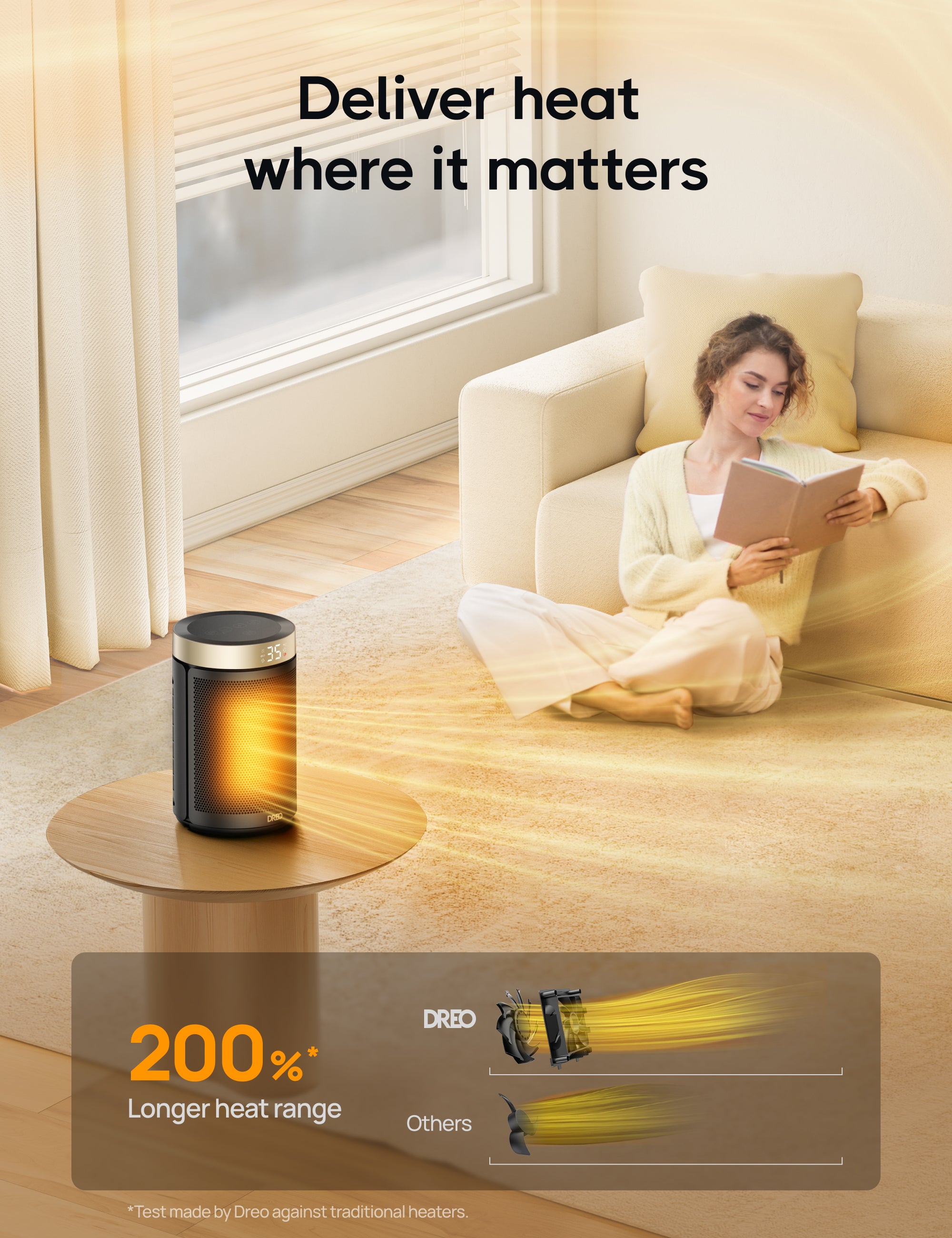 Deliver heat
where it matters