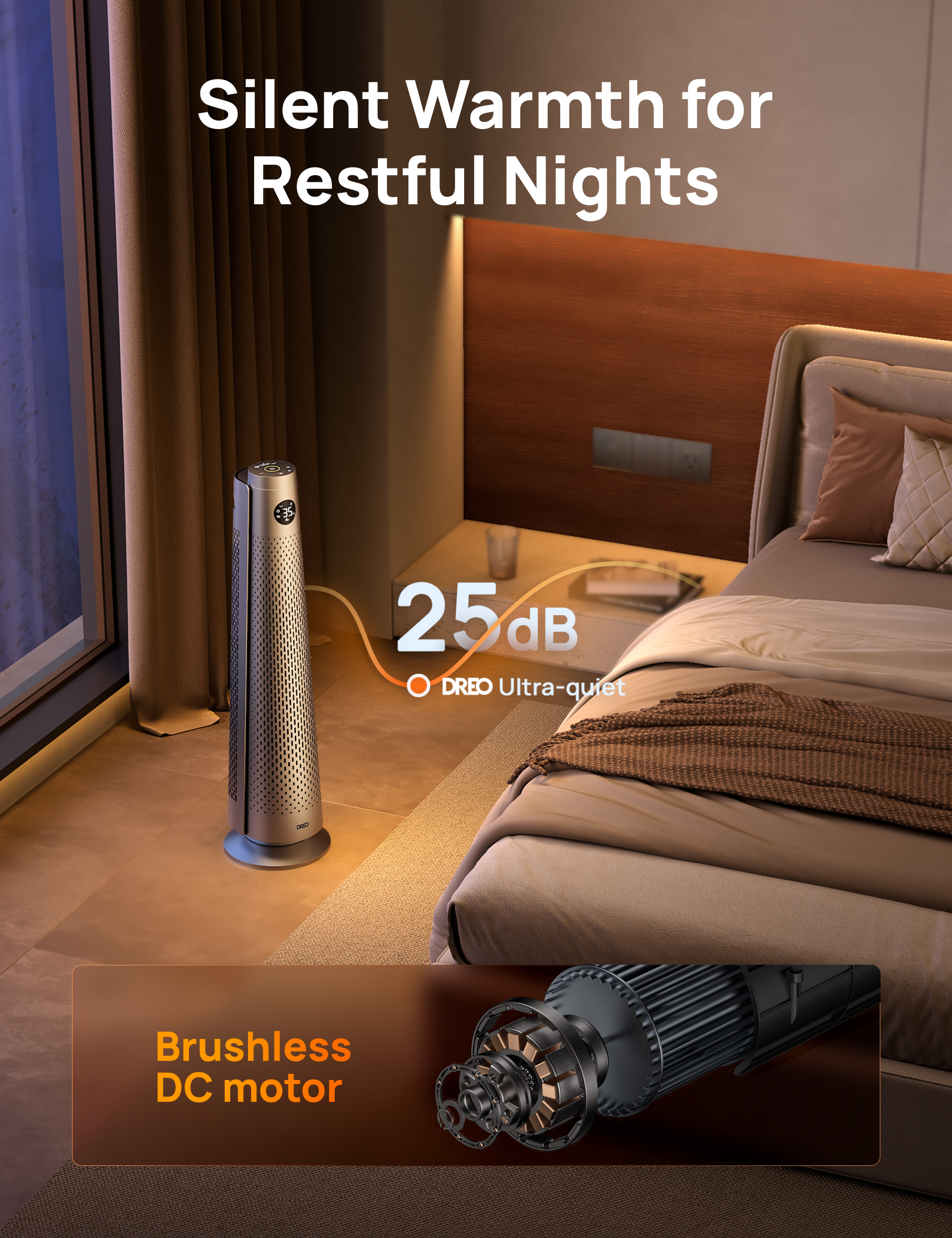 Silent Warmth for
Restful Nights